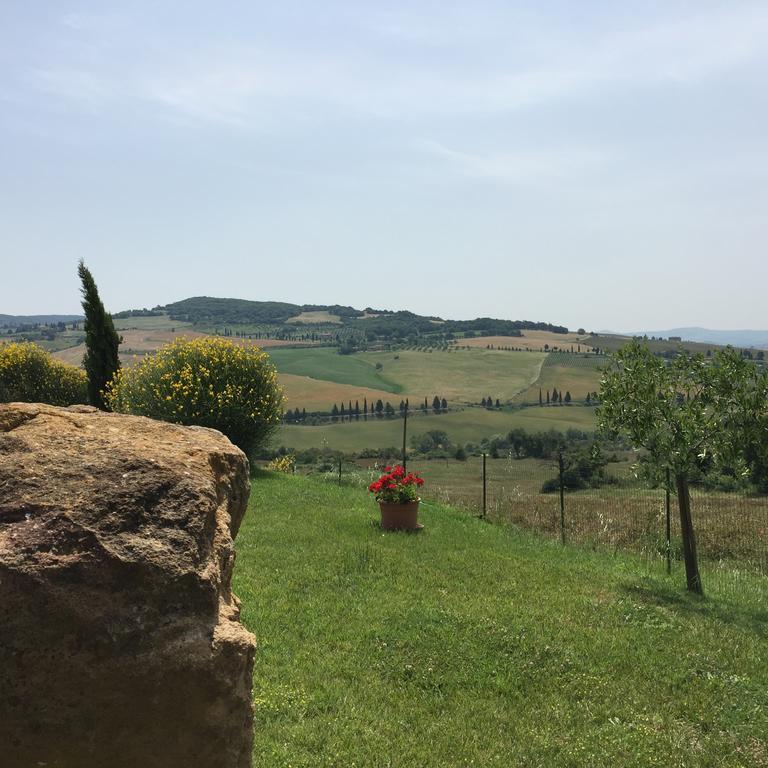 Villa Fonte All'Oppio Con Area Piscina Recintata Pienza Exterior foto