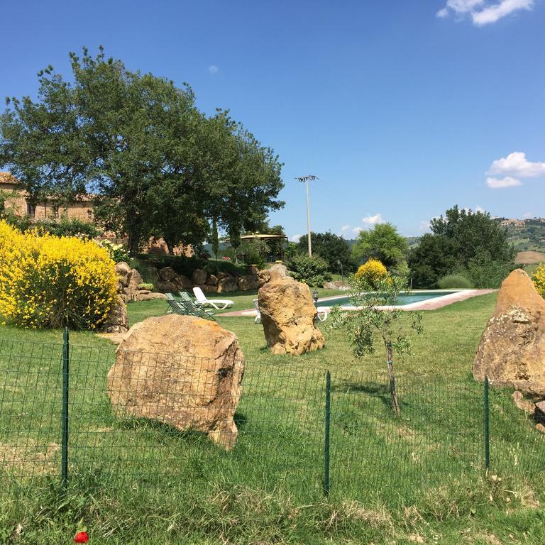 Villa Fonte All'Oppio Con Area Piscina Recintata Pienza Exterior foto