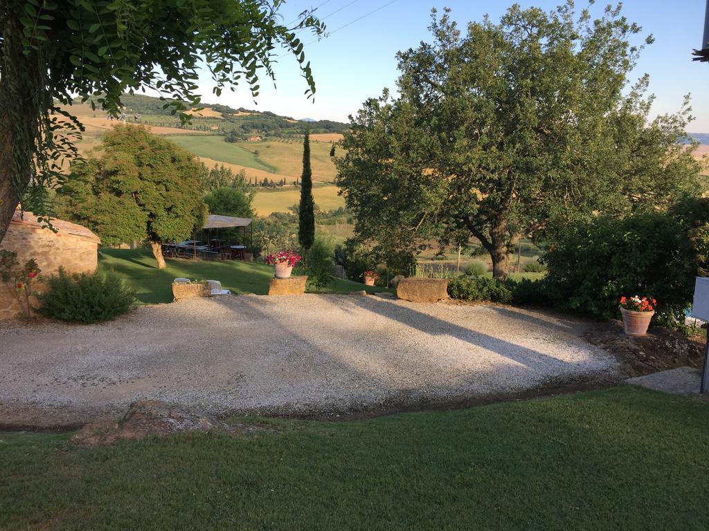 Villa Fonte All'Oppio Con Area Piscina Recintata Pienza Exterior foto