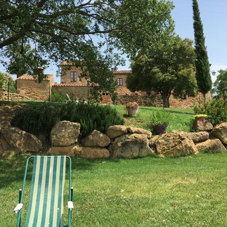 Villa Fonte All'Oppio Con Area Piscina Recintata Pienza Exterior foto