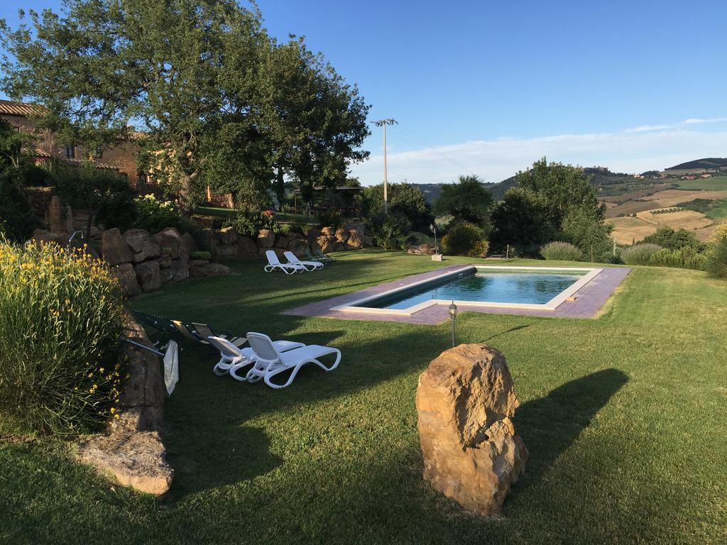 Villa Fonte All'Oppio Con Area Piscina Recintata Pienza Exterior foto