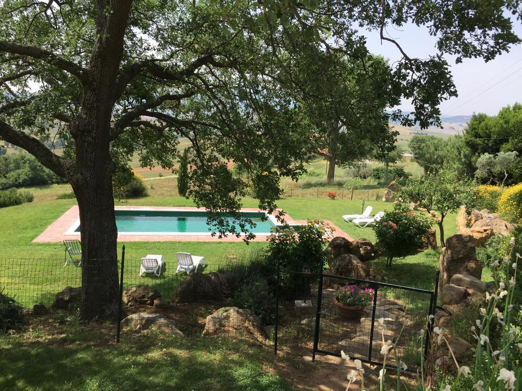 Villa Fonte All'Oppio Con Area Piscina Recintata Pienza Exterior foto