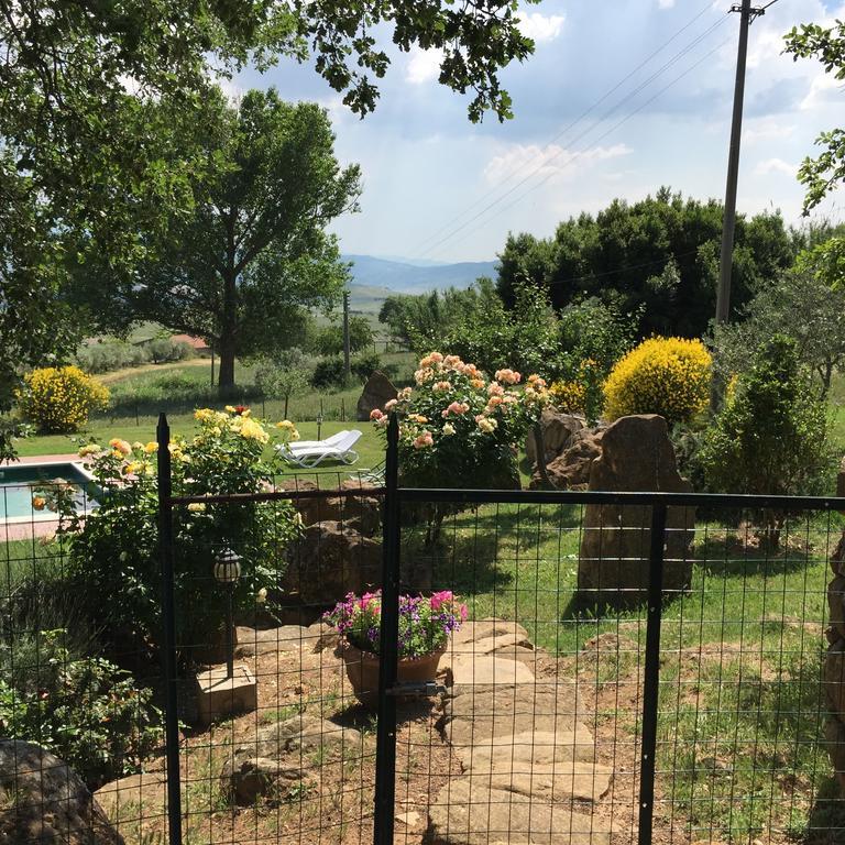 Villa Fonte All'Oppio Con Area Piscina Recintata Pienza Exterior foto