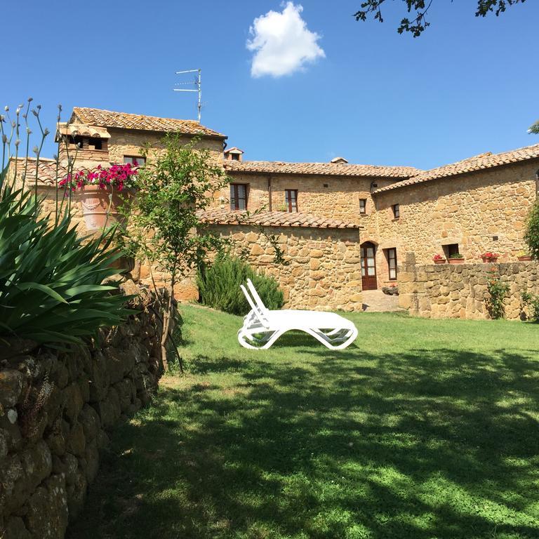 Villa Fonte All'Oppio Con Area Piscina Recintata Pienza Exterior foto