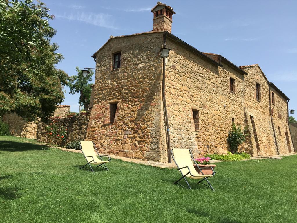 Villa Fonte All'Oppio Con Area Piscina Recintata Pienza Exterior foto