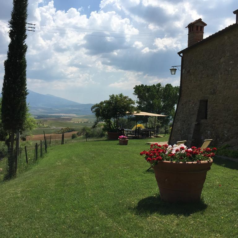 Villa Fonte All'Oppio Con Area Piscina Recintata Pienza Exterior foto