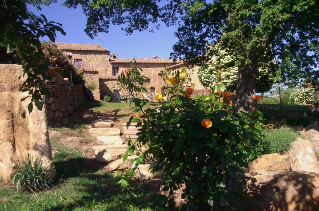 Villa Fonte All'Oppio Con Area Piscina Recintata Pienza Exterior foto