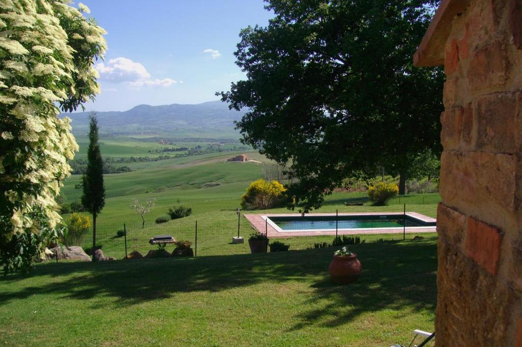 Villa Fonte All'Oppio Con Area Piscina Recintata Pienza Exterior foto